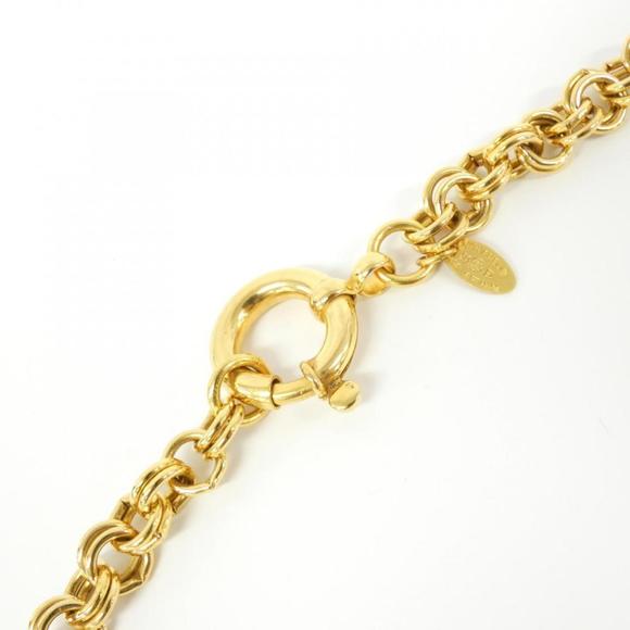 CHANEL Gold-Tone CC Logo Pendant Necklace - Picture 4 of 5